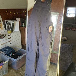 Duluth Trading Co Women's Heirloom Bib Overalls, gray, size 29